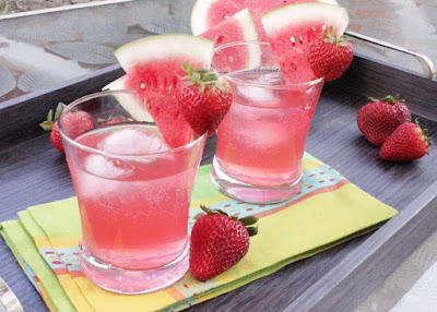 Strawberry Watermelon Refresher Recipe