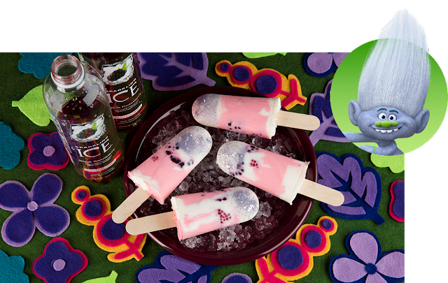 Black Raspberry Smoothie Pops Recipe